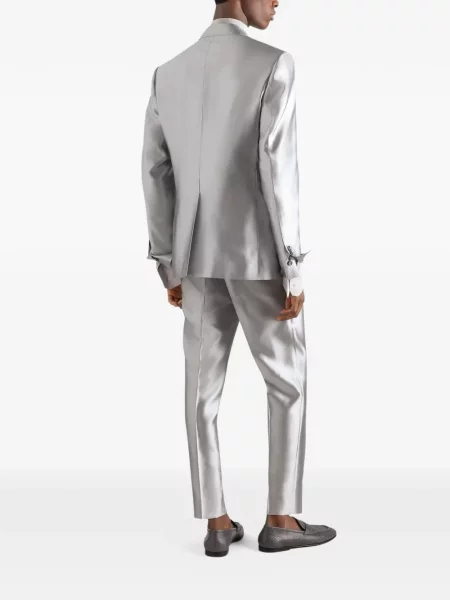 Pantaloni Dolce & Gabbana de mătase