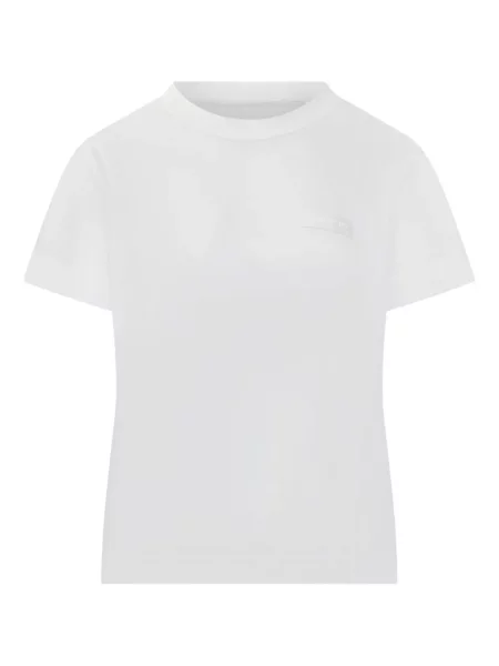 Tricou Givenchy cu broderie alb