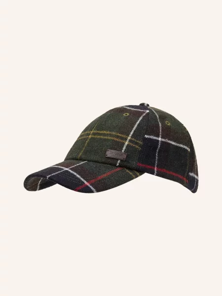 Czapka z daszkiem Barbour zielona