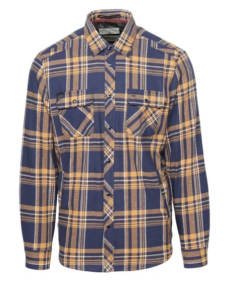 KOROSHI Košile okrová fialová