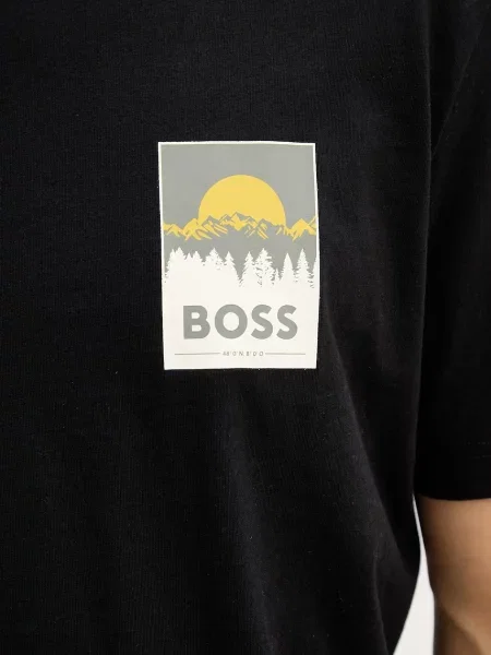 Футболка BOSS Orange Te_Plain помаранчева