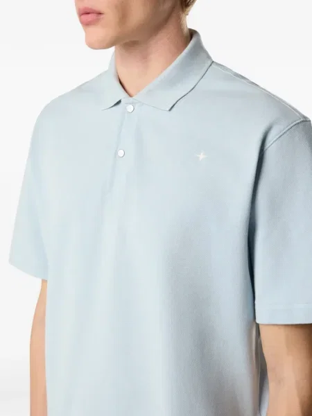 Polo Stone Island cu strasuri albastru
