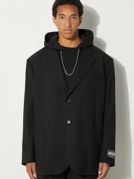 Вълнено сако AMBUSH Oversized Jacket черно
