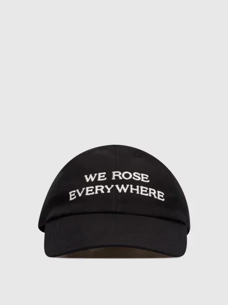 Кепка Ini з написом Ann Demeulemeester чорна