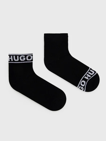 Чорапи HUGO дамски черно
