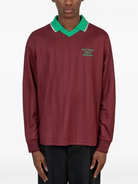 Tricou polo Drole De Monsieur roșu