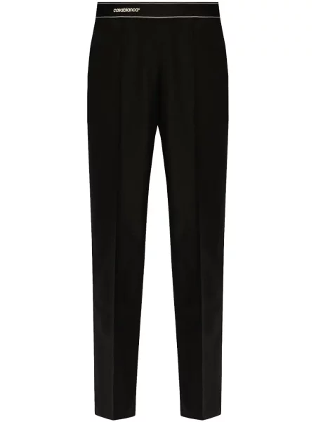 Pantaloni Casablanca de lână negru