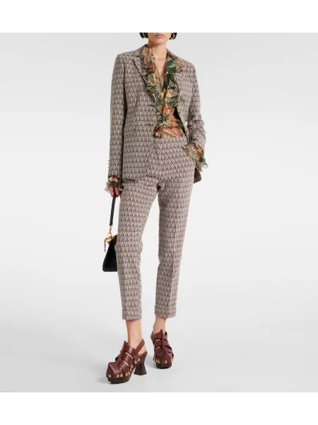 Cropp pantaloni Etro cu imagine