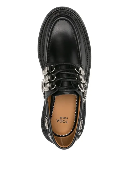 Pantofi loafer Toga Virilis din piele negru