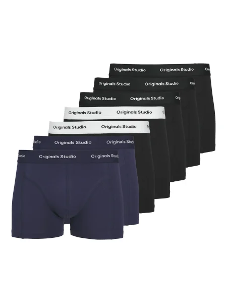 JACK & JONES Boxeri albastru noapte negru
