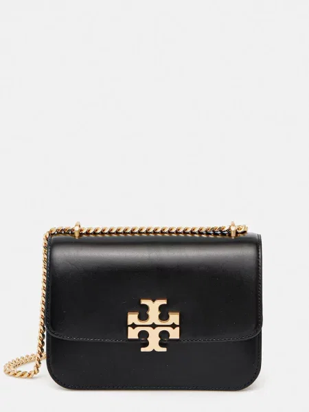 Tommy Hilfiger pantaloni bleumarin lat high waist negru