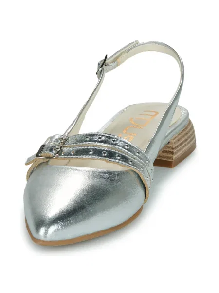 Pantofi Mjus argintiu