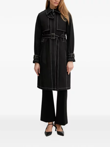 Cu centură trenci Dkny negru