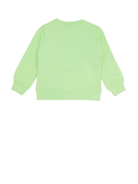 Dziewczęce bluzy z okrągłym dekoltem Pure Chic zielona