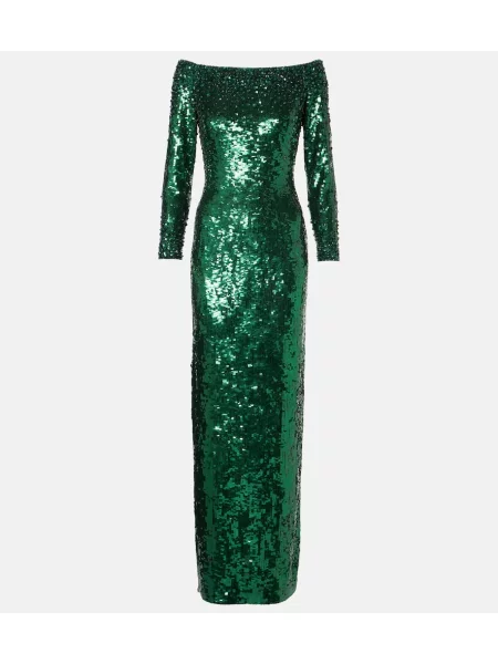 Rochie Jenny Packham verde
