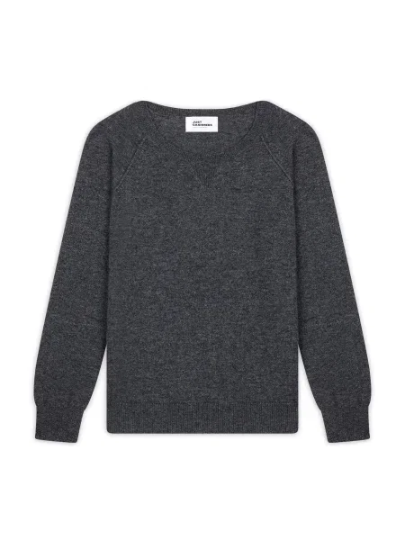 JUST CASHMERE Pulover Helen pegasto siva