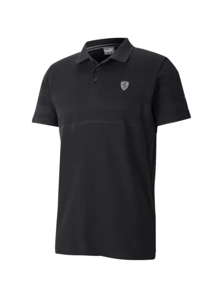 Scurt tricou polo Puma negru