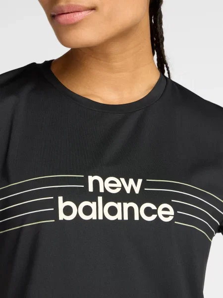 Спортивна футболка New Balance чорна