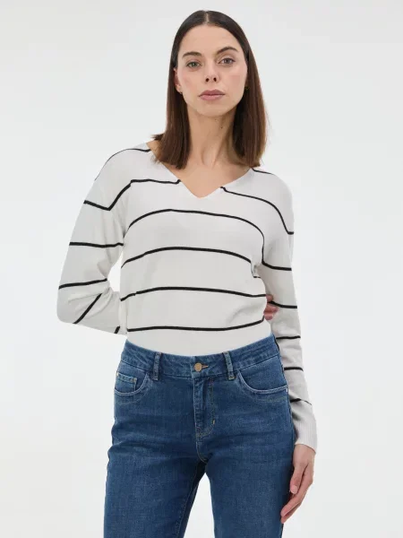 Pulover Orsay cu dungi negru