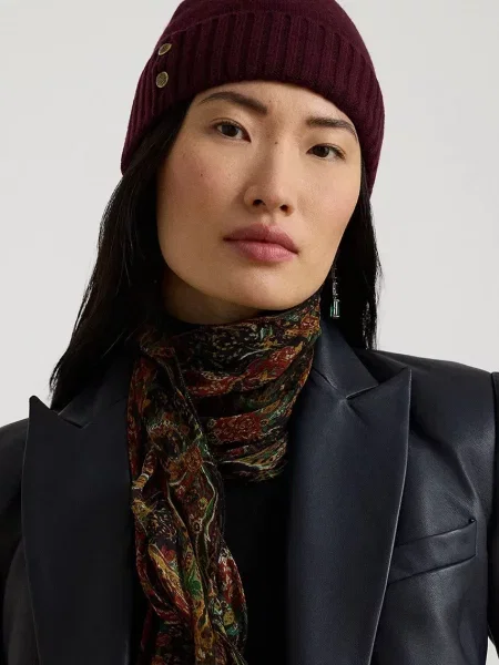 Шерстяная шапка Lauren Ralph Lauren