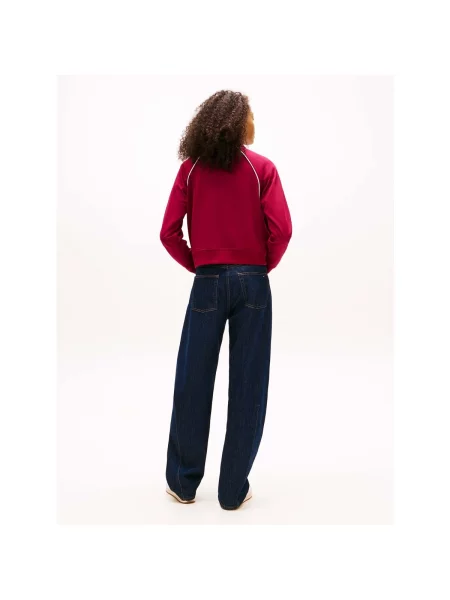 Bežecká džínsová bunda Tommy Jeans čierna