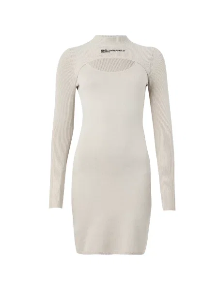 KARL LAGERFELD JEANS Rochie tricotat bej