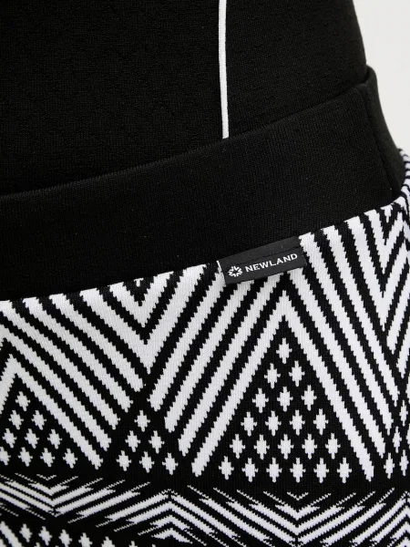 Спортивні легінси Newland LADY SKIRT LEGGINGS візерунок чорний