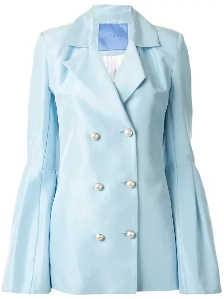 Jedwabna marynarka Macgraw niebieska