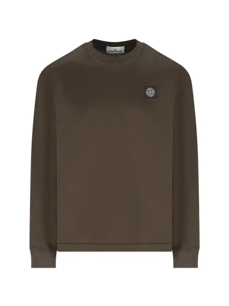 Hanorac Stone Island cu strasuri verde