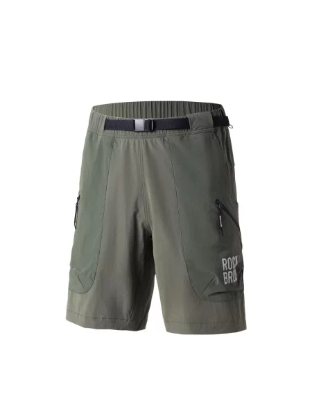 Spodenki sportowe lekkie oddychające pasek ROCKBROS zielone