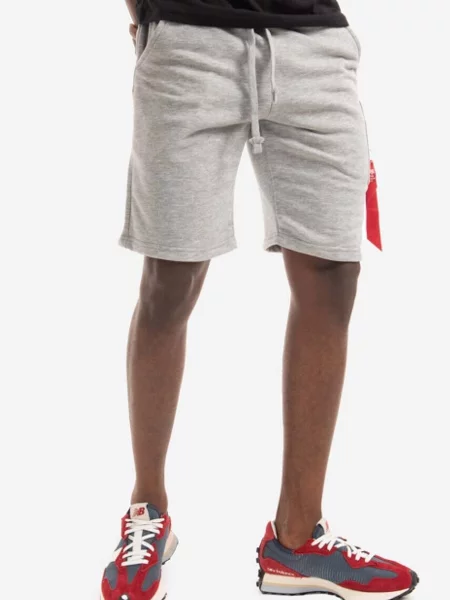 Szorty cargo Alpha Industries szare