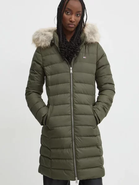 Tommy Jeans kurtka puchowa zimowa zielony