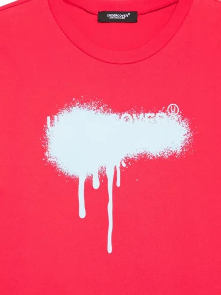 Tricou grafic Undercover cu imagine roșu