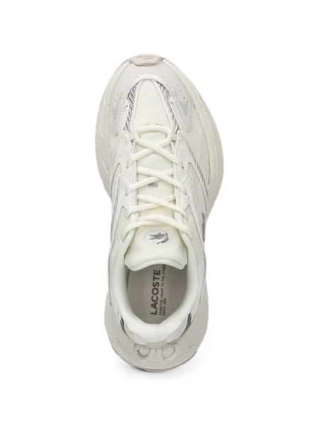 Sneakerși Lacoste cu autograf alb
