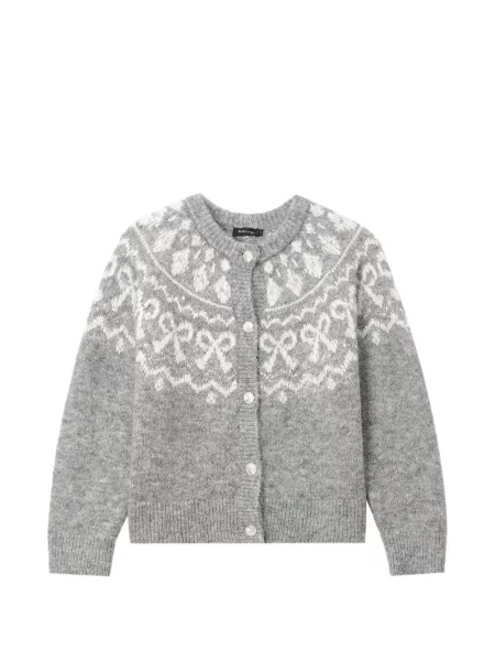 Cardigan Tout A Coup cu funde gri