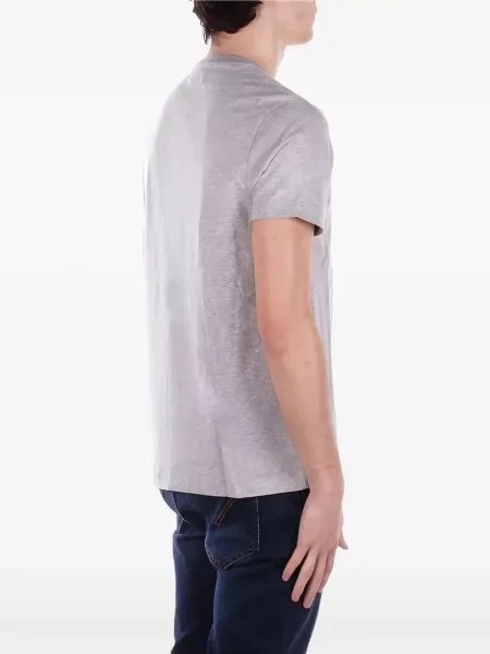Tricou Fay scurt gri