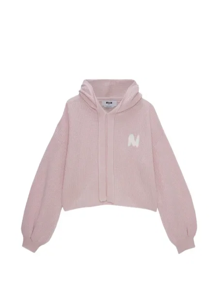 Pulover Msgm cu autograf roz