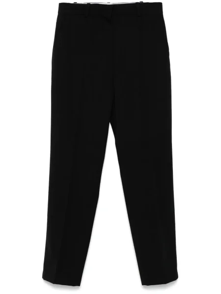 Pantaloni Jacquemus de lână negru