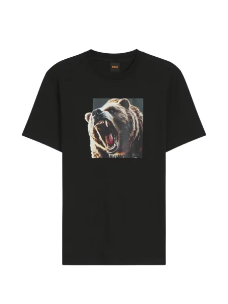 Tricou Boss cu imagine negru