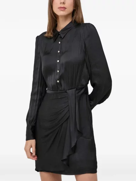 Mała sukienka mini Morgan wiązana garniturowa czarna