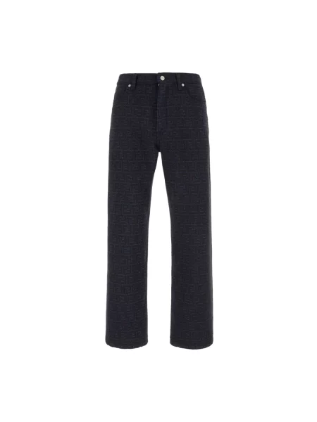 Jeansy Fendi niebieskie