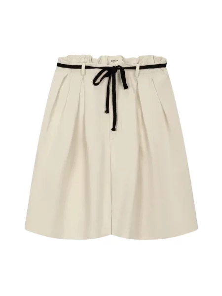 Lniane bermudy Barena Venezia beżowe