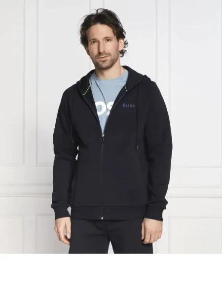 BOSS GREEN Hanorac Saggy verde