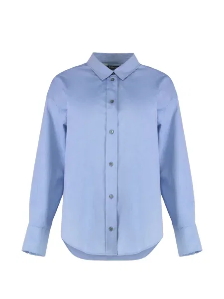 Cămașă 's Max Mara din țesătură twill albastru