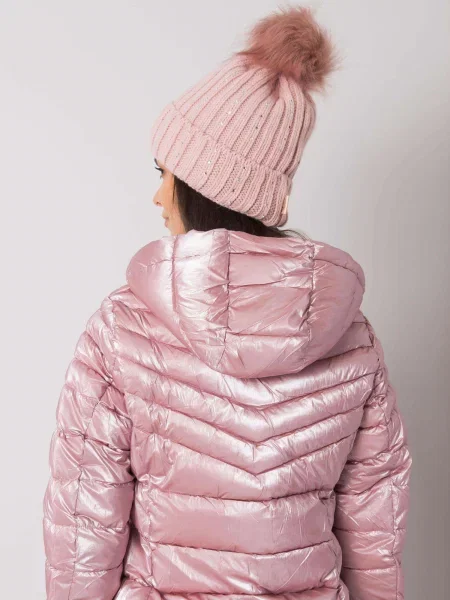 Șapcă Fashionhunters cu aplicații roz