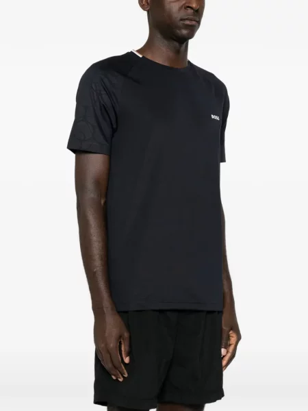 Tricou Boss cu imagine albastru