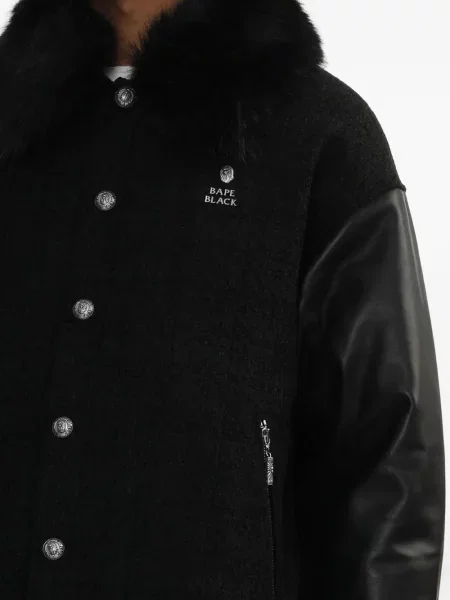 Geacă bomber Bape Black *a Bathing Ape® negru