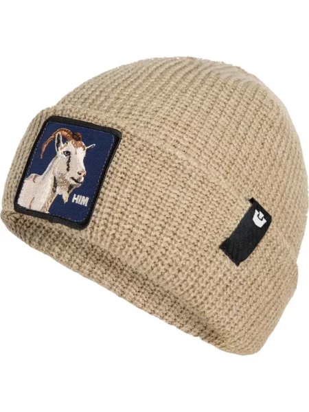 Lniana czapka Goorin Bros brązowa