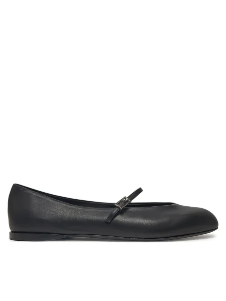 Balerini Max Mara din piele negru