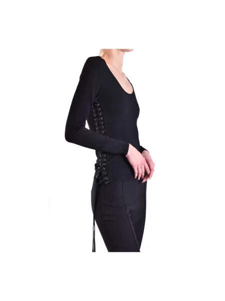 Sweter Dolce And Gabbana z okrągłym dekoltem czarny